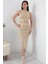 Halter Yaka Crop ve Etek Triko Ikili Takım 2737 5