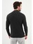 Dokulu Antrasit Slim Fit Fermuarlı Yarım Balıkçı Yaka Erkek Triko Kazak 3