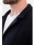 Desenli Lacivert Slim Fit Erkek Triko Ceket 2