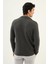Desenli Antrasit Slim Fit Erkek Triko Ceket 4