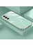 Samsung Galaxy S24 Fe Kılıf Kamera Korumalı Parlak Gold Kenarlı Altın Işleme Detaylı Yumuşak Silikon 1