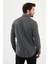 Çizgili Siyah Slim Fit Yün Erkek Gömlek 3
