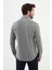 Desenli Gri Slim Fit Erkek Gömlek 3