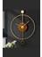 ( x x l Büyükboy) Ispanyol Orbit Time , Modern Dekoratif Metal Ahşap Duvar Saati 4
