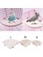 L 17X17CM Stili Fan Şekilli Kuş Papağan Ahşap Stand Raf Kuş Kafesi Aksesuarı Devekuşu Için Perçin Küçük Hayvan Sincap Hamster Standı Kurulu (Yurt Dışından) 2
