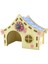 Ben Stil Hamster Gizleme Ahşap Kulübe Küçük Hayvan Aksesuarları Çift Katlı Villa Sıçan Oda Evi Kafes Egzersiz Oyuncak Merdivenli Tahta (Yurt Dışından) 1