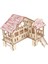 E Stili Hamster Gizleme Ahşap Kulübe Küçük Hayvan Aksesuarları Çift Katlı Villa Sıçan Oda Evi Kafes Egzersiz Oyuncak Merdivenli Tahta (Yurt Dışından) 1