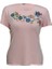 Erimeks Çiçek Nakışlı Yuvarlak Yaka T-Shirt 2