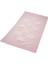 Karo Desenli Pembe Dokuma Banyo Paspası Pamuk 60X100CM 1