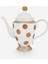 Dot Delight Beyaz Porselen Demlik 1200 ml 1