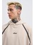 Kapüşonlu Crochet Embroıdered Baskı Oversize Sweatshirt 1