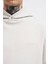 Kapüşonlu Basıc Dıagonal Oversize Sweatshirt 1
