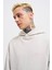 Kapüşonlu Basıc Dıagonal Oversize Sweatshirt 3