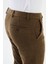 Çizgili Kamel Rengi Super Slim Fit Kadife Erkek Pantolon 4