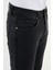 Düz Siyah Super Slim Fit Erkek Kot Pantolon 2