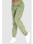 Air Plus Mid Rise Piping Detail Joggers Alligator Green Fleece Kadın Eşofman Altı Yeşil 3