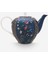 Berry Blues Mavi Porselen Demlik 1600 ml 4