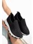 Comfystride Kadın Siyah Taşlı Triko Çorap Spor Ayakkabı Sneaker 2