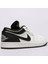 Air Jordan 1 Low Leather Sneaker Hakiki Deri Beyaz Erkek Spor Ayakkabı 4