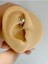 Arescollection Zirkon Taşlı Kalpli Rook Piercing 1