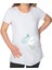 Gift Bebek Tasarımlı Beyaz Hamile Tişört-4 1