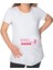 Gift Baby Loading Tasarımlı Beyaz Hamile Tişört-2 1