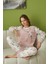 6037 Pembe Kadın Pijama Takımı 2