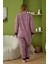 60014 Mor Battal Kadın Polar Pijama Takımı 3