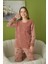 6049 Pembe Kadın Pijama Takımı 2
