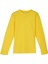 Sarı Basic Unisex Çocuk Kışlık Sıfır Yaka Uzun Kollu Tişört 1