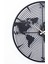 Harita Detay Metal Duvar Saati 1,5 mm Kalınlık 50 x 50 cm Siyah 2