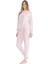 Kadın Uzun Kollu Yuvarlak Yaka Pijama Takımı S25080 2