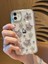 iPhone 11 Uyumlu Renkli Kristal Taşlı Yıldızlı Şeffaf Kılıf 3