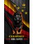 Çocuk ve Bebek Odası Sarı Kırmızı Taraftar Futbol Serisi Fon Perde Tek Kanat (Child Room Curtain) 3