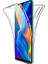Skyarc Huawei P30 Lite 360 Derece Kılıf Kristal Silikon Şeffaf Soft Ön Arka 1