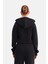 Kadın Fermuarlı Kapüşonlu Crop Sweatshirt 4