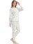 Kadın Uzun Kollu Yuvarlak Yaka Pijama Takımı S25120 2