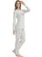 Kadın Uzun Kollu Yuvarlak Yaka Pijama Takımı S25122 2