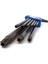 9 Parça Delikli Torx Allen Seti Uzun Boy T10 - T15 - T20 - T25 - T27 - T30 - T40 - T45 - T50 1