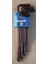 9 Parça Delikli Torx Allen Seti Uzun Boy T10 - T15 - T20 - T25 - T27 - T30 - T40 - T45 - T50 4