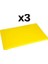 3'lü Türkay 40x25x4 cm Polietilen Kesme Tahtası Kesim Levhası 4764 1