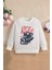 Yeni Sezon Let's Ride Yazılı Motosiklet Baskılı Oversize Kapüşonlu Çocuk Sweatshirt 13605 1