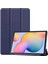 - Lenovo Tab M10 Plus TB-125F - TB-128F 3. Jenerasyon - Tablet Kılıfı Smart Cover Standlı 1-1 Kılıf - Lacivert 1