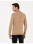 Erkek Camel Melanj Slim Fit Yarım Balıkçı Yaka Basic Triko Kazak 50296548-VR122 5