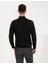 Erkek Antrasit Melanj Slim Fit Yarım Balıkçı Yaka Basic Triko Kazak 50256965-VR081 5