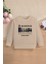 Içi Polarlı Emoji Rimberio Dağ Yürüyüşü Baskılı Oversize Kapüşonlu Çocuk Sweatshirt 15639 1
