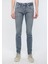 Erkek Gri Jean Pantolon - M001070-83703 1