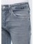 Erkek Gri Jean Pantolon - M001070-83703 4