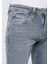 Erkek Gri Jean Pantolon - M001070-83703 5