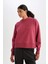 Kadın Bordo Sweat - C8248AX/BR487 4